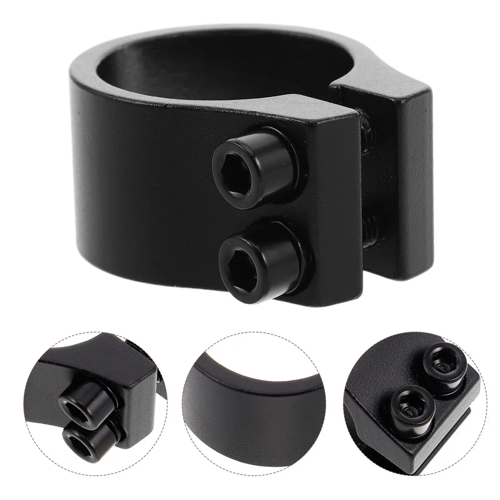 2Pcs 34.9mm Bicycle Double Bolt Seat Clamp Dual Screw Lock for Secure Fit Sturdy Aluminum Bike Seatpost Collar with Sandblasted
2Pcs 34.9mm Bicycle Double Bolt Seat Clamp Dual Screw Lock for Secure Fit Sturdy Aluminum Bike Seatpost Collar with Sandblasted
