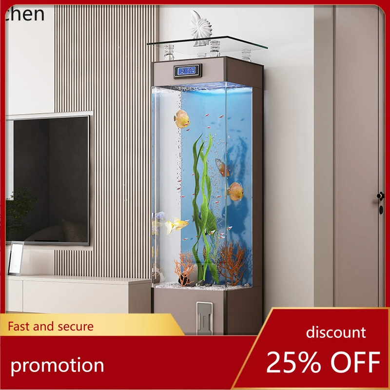 HXL ultra-white glass fish tank small floor-to-ceiling vertical goldfish tank aquarium next to the living room
HXL ultra-white glass fish tank small floor-to-ceiling vertical goldfish tank aquarium next to the living room