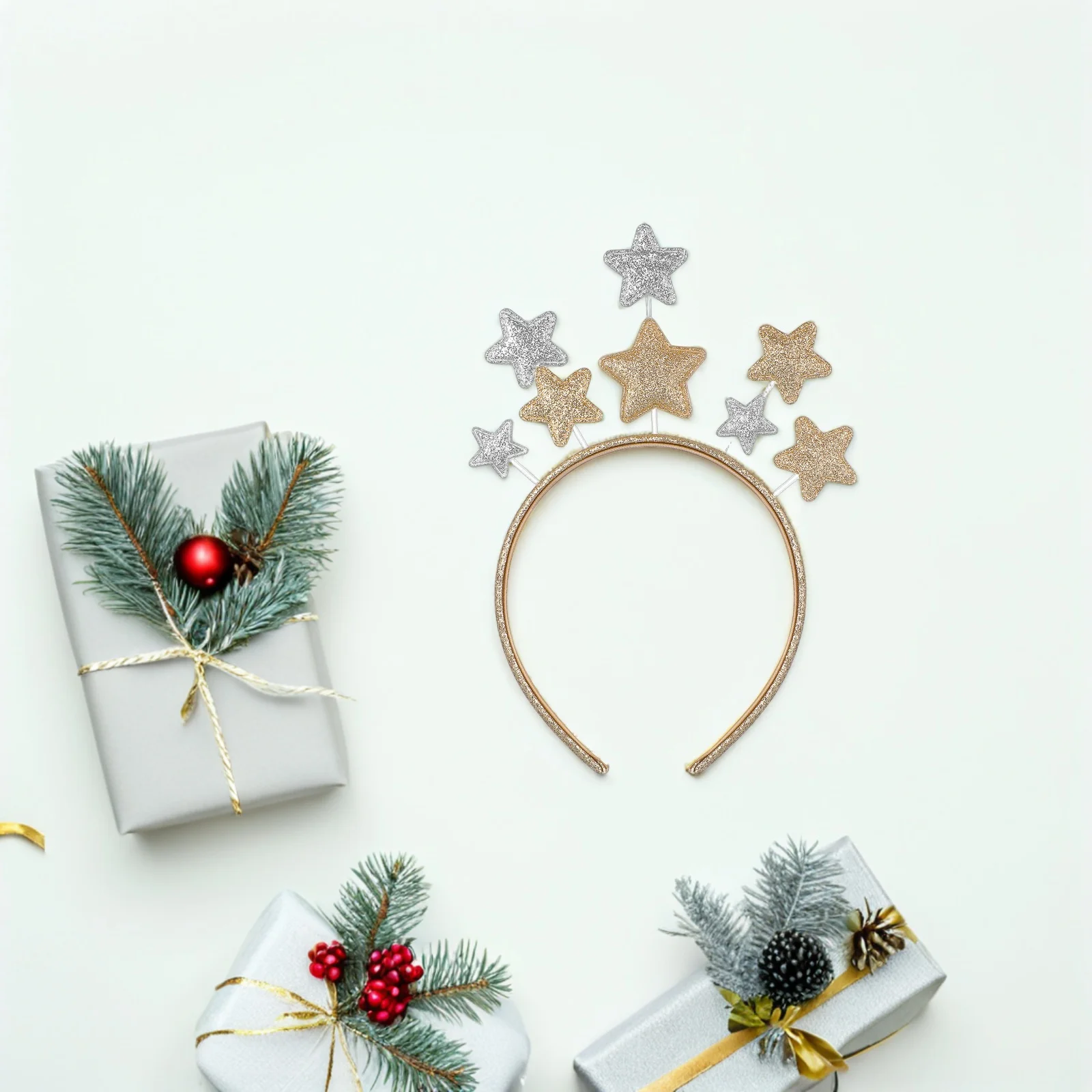 1pc Headband Luxury Hair Hoop For Party Festival Pentagram Hair Hoop Christmas Decorative Photo Prop Accessory
1pc Headband Luxury Hair Hoop For Party Festival Pentagram Hair Hoop Christmas Decorative Photo Prop Accessory