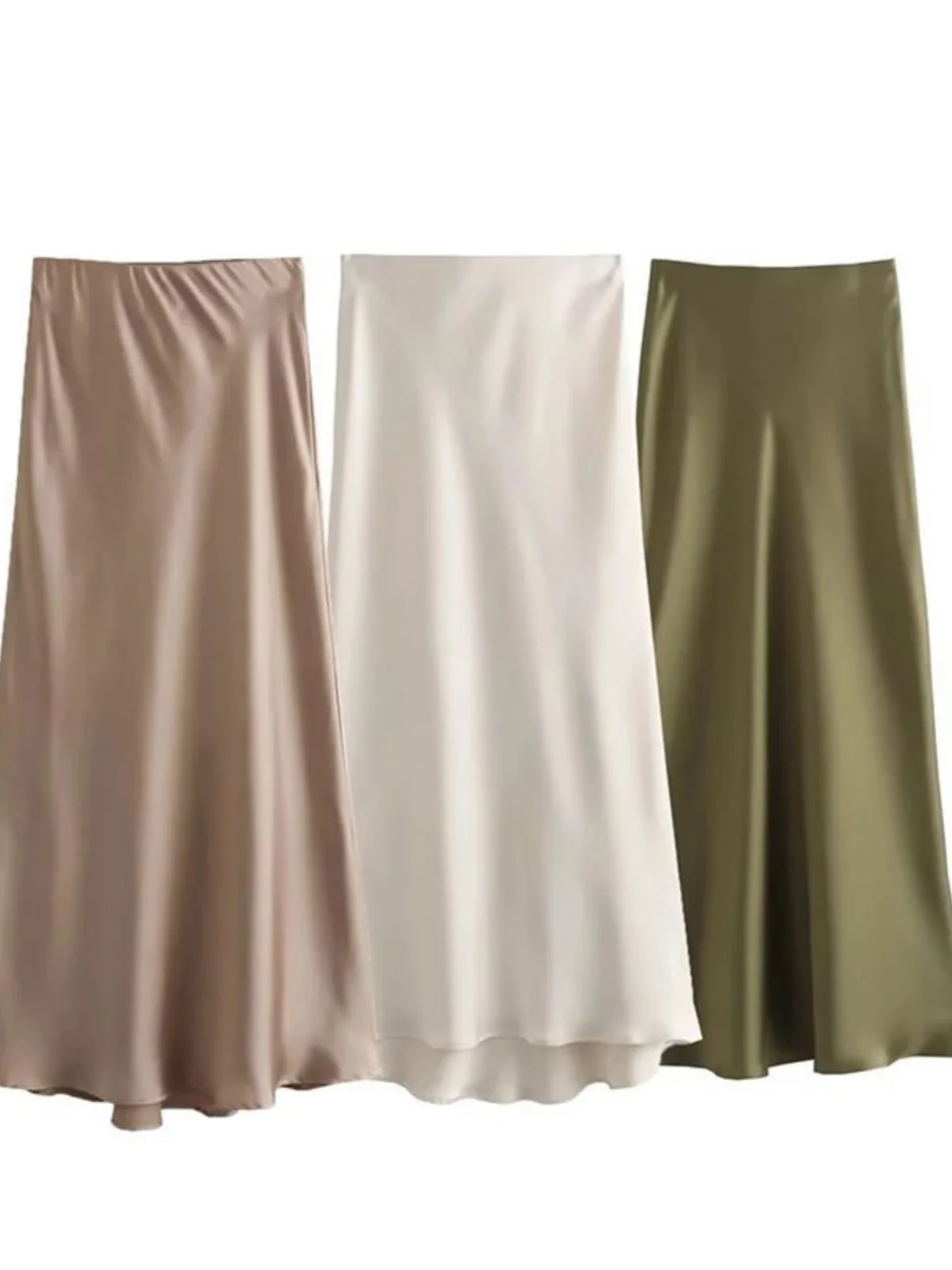 High Waist Silk Satin Texture Skirt Women's Mid-Length A-Line Skirt Ele Chic Office-to-Night Transient Piece
High Waist Silk Satin Texture Skirt Women's Mid-Length A-Line Skirt Ele Chic Office-to-Night Transient Piece