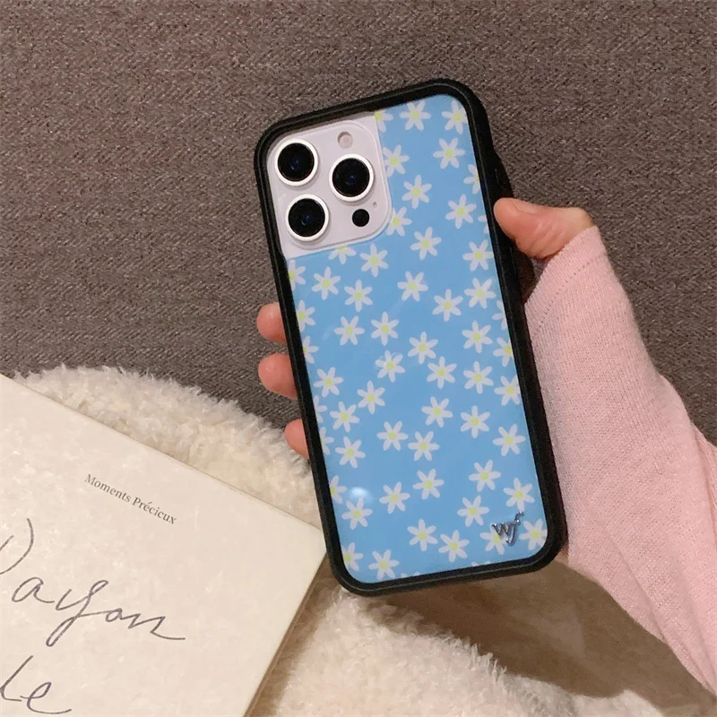 Wildflower Cases sky Blue Daisy flowers wf Phone Case for iPhone 16 15 14 13 12 11 Pro Max Plus 16pro 15pro WF Girl LOVE Cover
Wildflower Cases sky Blue Daisy flowers wf Phone Case for iPhone 16 15 14 13 12 11 Pro Max Plus 16pro 15pro WF Girl LOVE Cover