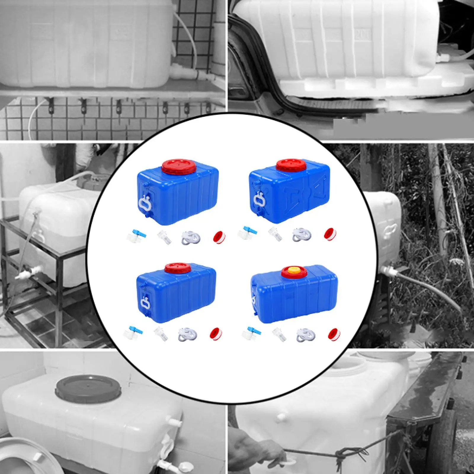 Camping Water Storage Tank Portable with Screw Lid Leakproof Water Bucket Storage Barrel for Survival Picnic Driving BBQ Camping
Camping Water Storage Tank Portable with Screw Lid Leakproof Water Bucket Storage Barrel for Survival Picnic Driving BBQ Camping