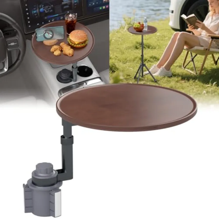 Car Tray Table and Car Laptop Desk - Height Adjustable 360° Swivel Tripod, Solid Wood Car Laptop Mount and Cup Holder Table-Ste
Car Tray Table and Car Laptop Desk - Height Adjustable 360° Swivel Tripod, Solid Wood Car Laptop Mount and Cup Holder Table-Ste