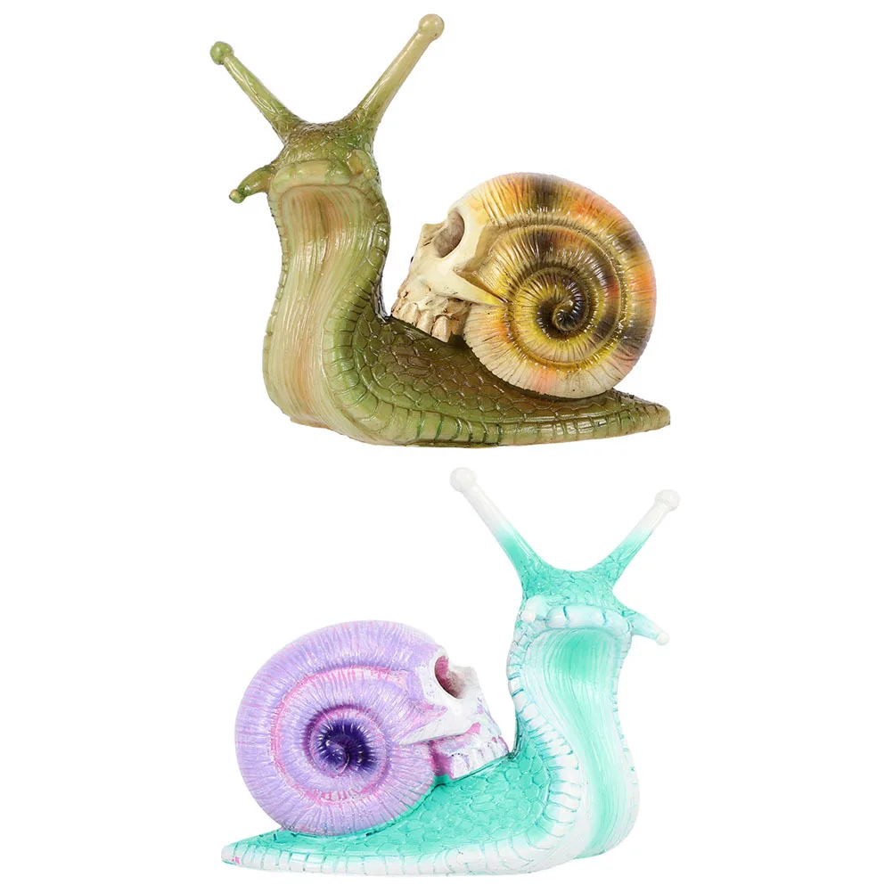 2Pcs Resin Snail Ornament Eyecatching Realistic Appearance Fine Workmanship Living Space Snail Decor Resin Ornament
2Pcs Resin Snail Ornament Eyecatching Realistic Appearance Fine Workmanship Living Space Snail Decor Resin Ornament