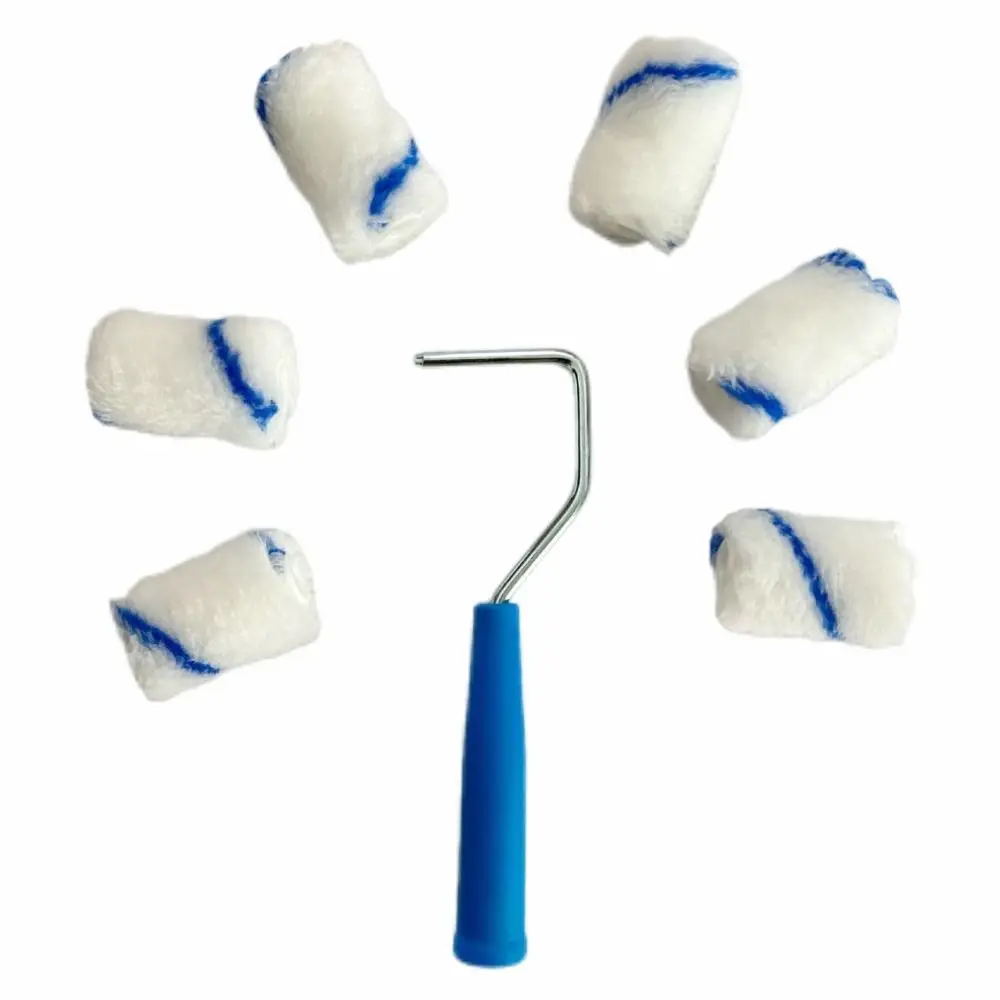 High-Density Fabric Paint Rollers Set 2Inch Lint-Free Paint Roller Tray Smooth Finish Mini Paint Roller Painting Walls
High-Density Fabric Paint Rollers Set 2Inch Lint-Free Paint Roller Tray Smooth Finish Mini Paint Roller Painting Walls