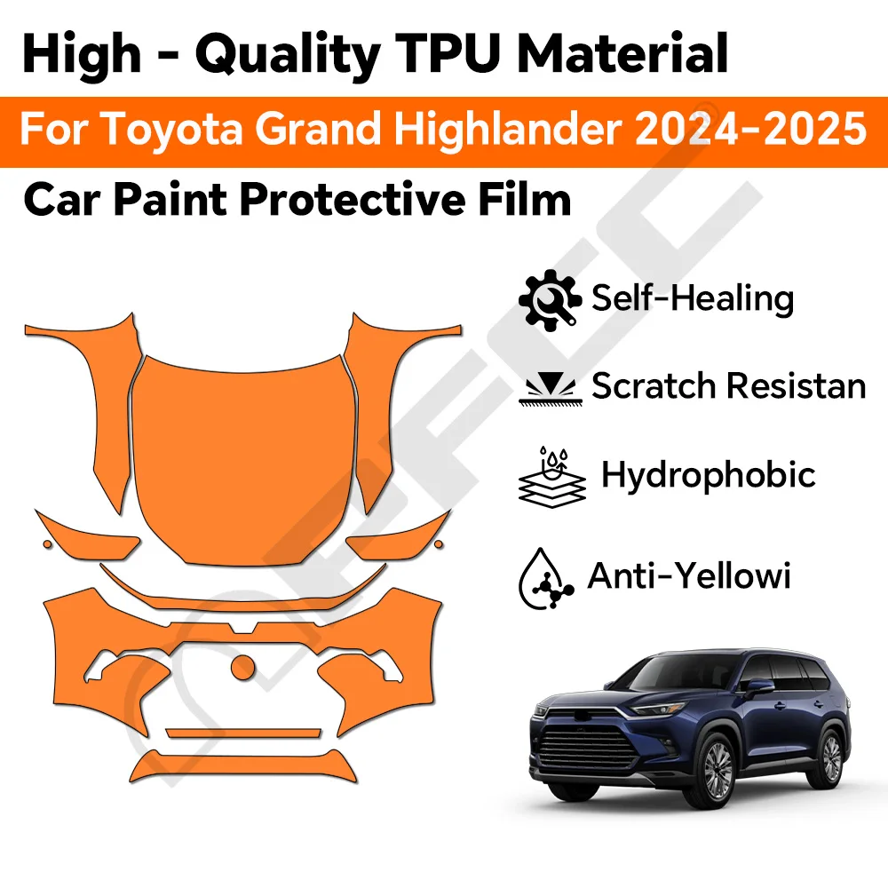 TPU For Toyota Grand Highlander 2024 2025 Paint Protection Film Anti-scratch Pre-cut PPF Car Body Clear Bra Resistant Invisible
TPU For Toyota Grand Highlander 2024 2025 Paint Protection Film Anti-scratch Pre-cut PPF Car Body Clear Bra Resistant Invisible