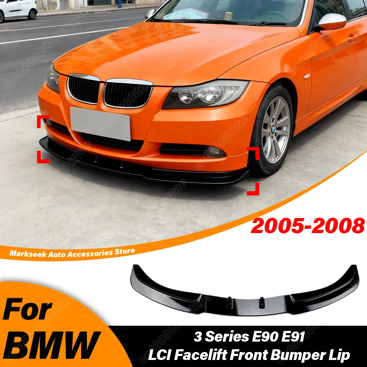 Для BMW 3 серии E90 E91 LCI Facelift 2005 2006 2007 2008: Комплект для модификации кузова — сплиттер (накладка) переднего бампера из АБС-пластика
Для BMW 3 серии E90 E91 LCI Facelift 2005 2006 2007 2008: Комплект для модификации кузова — сплиттер (накладка) переднего бампера из АБС-пластика