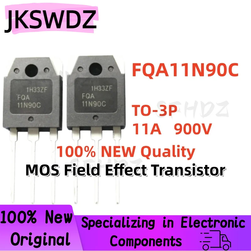 5/10/20PCS 100% Brand New and High Quality FQA11N90C TO-3P 11A 900V MOS Field Effect Transistor
5/10/20PCS 100% Brand New and High Quality FQA11N90C TO-3P 11A 900V MOS Field Effect Transistor