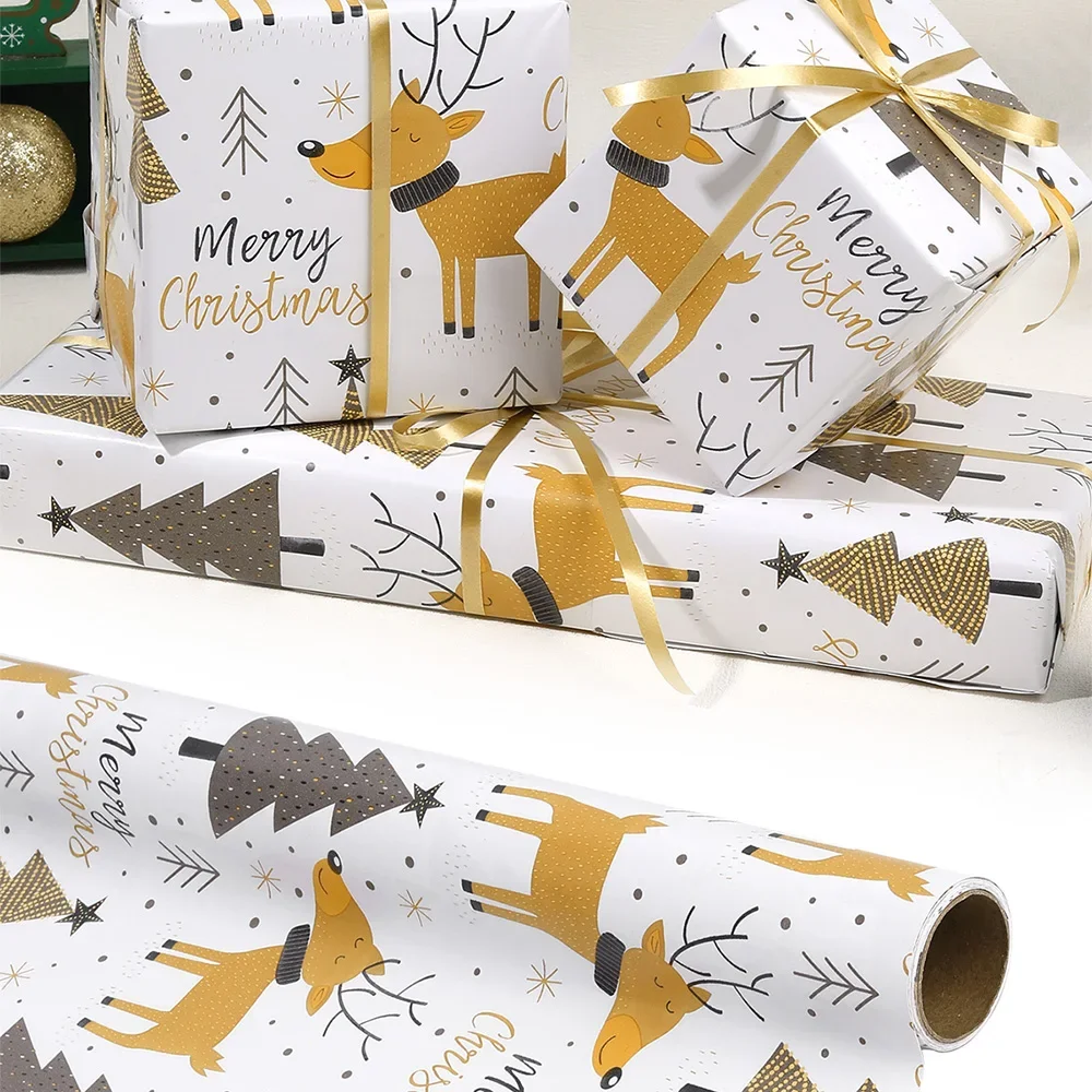 1roll Gift Wrapping Paper Deer Christmas Tree Wrapping Paper Birthday Gift Wrapping Paper Christmas Gift Wrapping Paper Handmade
1roll Gift Wrapping Paper Deer Christmas Tree Wrapping Paper Birthday Gift Wrapping Paper Christmas Gift Wrapping Paper Handmade