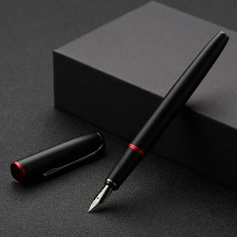 High Quality Black Pimio 916 Fountain Pen Red Gun Gray Black Nib Office School Supplies Ink Pen
High Quality Black Pimio 916 Fountain Pen Red Gun Gray Black Nib Office School Supplies Ink Pen