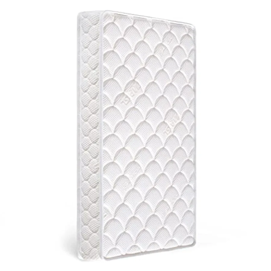 Premium Crib and Toddler Mattress-52"x27.6"x5" 100% Knitted Fabric Soft Moisture Absorbent and Breathable Crib Mattress Fits St
Premium Crib and Toddler Mattress-52"x27.6"x5" 100% Knitted Fabric Soft Moisture Absorbent and Breathable Crib Mattress Fits St