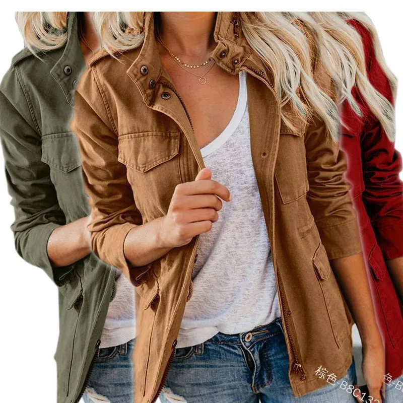2026 Women's Denim Jackets Long Sleeve Lapel Solid Button Down Chest Pocket Denim Coat Fashion Female Casual Slim Jean Jacket
2026 Women's Denim Jackets Long Sleeve Lapel Solid Button Down Chest Pocket Denim Coat Fashion Female Casual Slim Jean Jacket