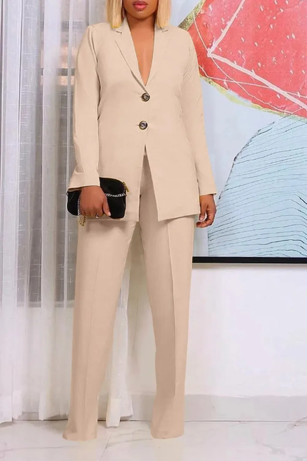 Casual Blazer Outfit for Women, Solid Two Piece Set, Button Down Coat, Tops and Pants Suit, Work Business Sets
Casual Blazer Outfit for Women, Solid Two Piece Set, Button Down Coat, Tops and Pants Suit, Work Business Sets