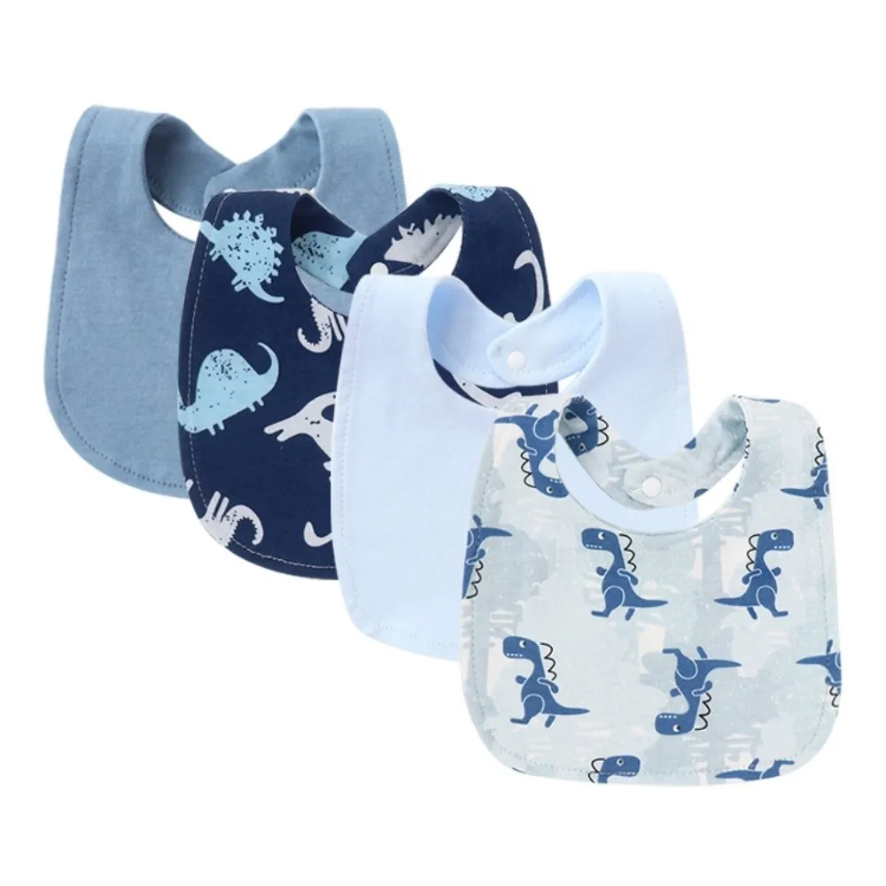 4Pcs High Quality Cotton Baby Bib Cartoon Print Double Layers Saliva Towels Bibs Set Infant Accessories
4Pcs High Quality Cotton Baby Bib Cartoon Print Double Layers Saliva Towels Bibs Set Infant Accessories