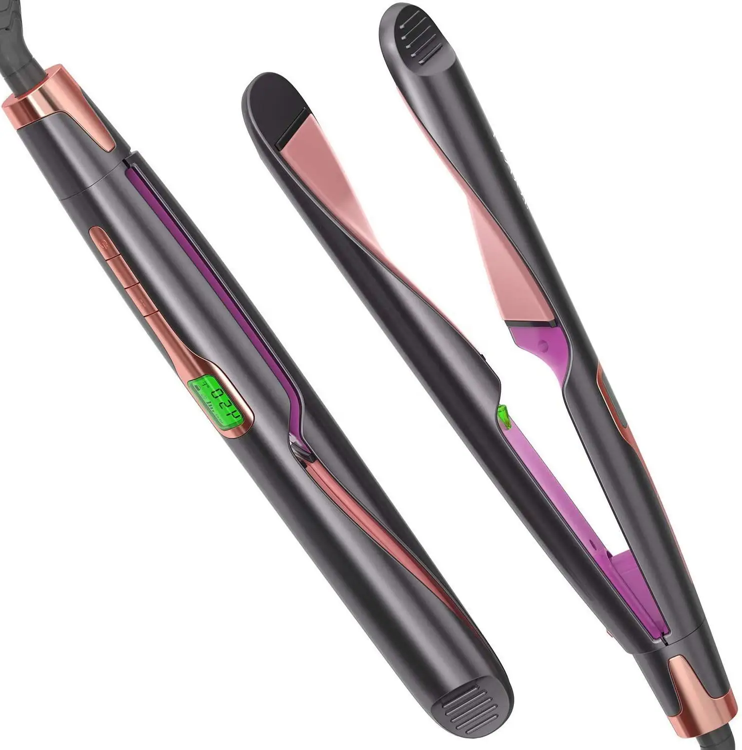 Customizable 2-in-1 Ceramic Hair Curler Wand LED Temperature Display PTC Electric Interchangeable Logo for Hotel Hair Treatment
Customizable 2-in-1 Ceramic Hair Curler Wand LED Temperature Display PTC Electric Interchangeable Logo for Hotel Hair Treatment