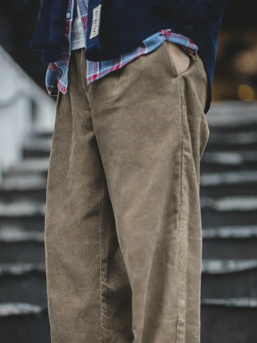 Мужские брюки Maden American Sle Workwear из вельвета, свободные, повседневные, широкие, прямые, цвета хаки, однотонные, для отдыха, весна
Мужские брюки Maden American Sle Workwear из вельвета, свободные, повседневные, широкие, прямые, цвета хаки, однотонные, для отдыха, весна