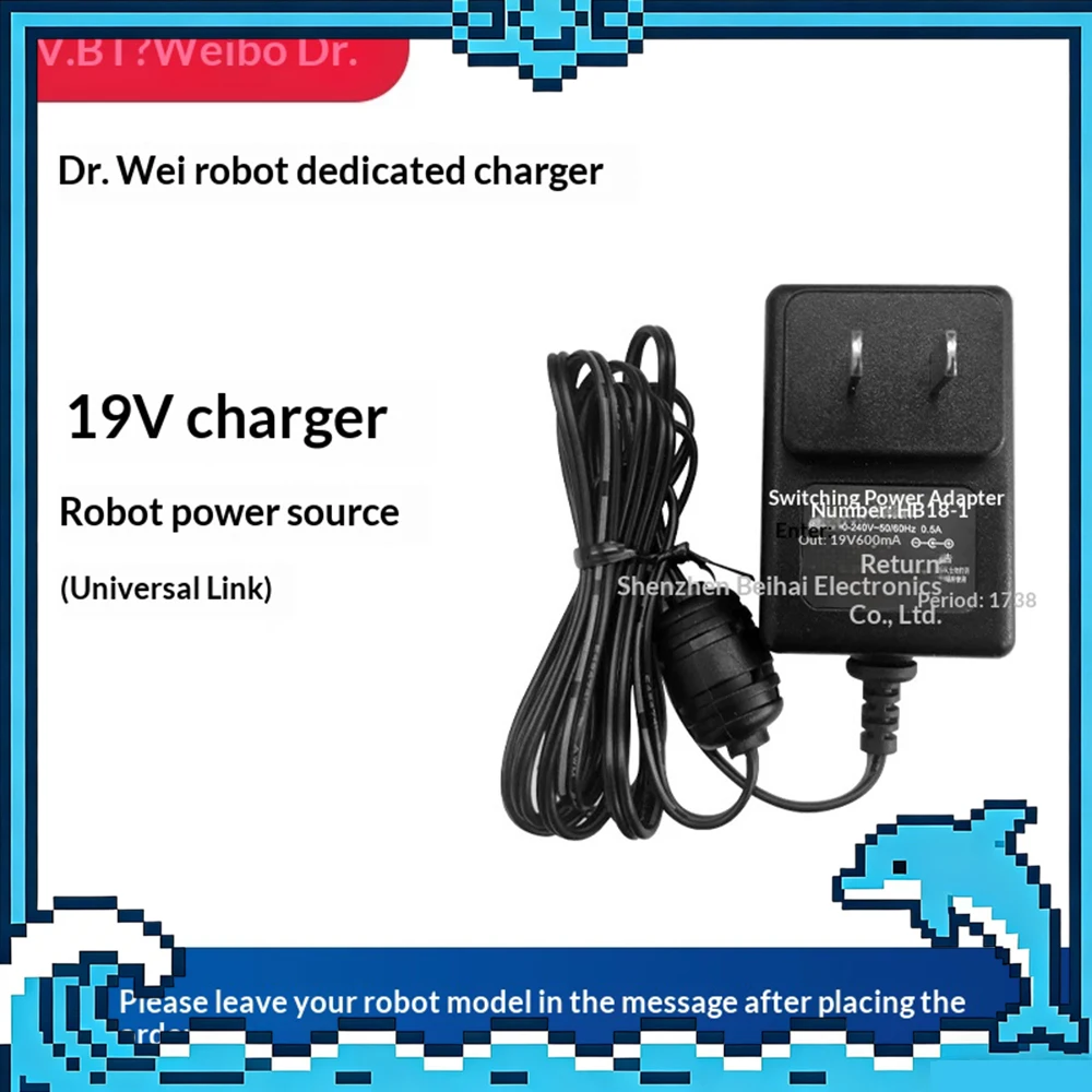 VBOT Sweeping Robot Vacuum adapter 19V charger Robot power source Robot Vacuum Cleaner
VBOT Sweeping Robot Vacuum adapter 19V charger Robot power source Robot Vacuum Cleaner