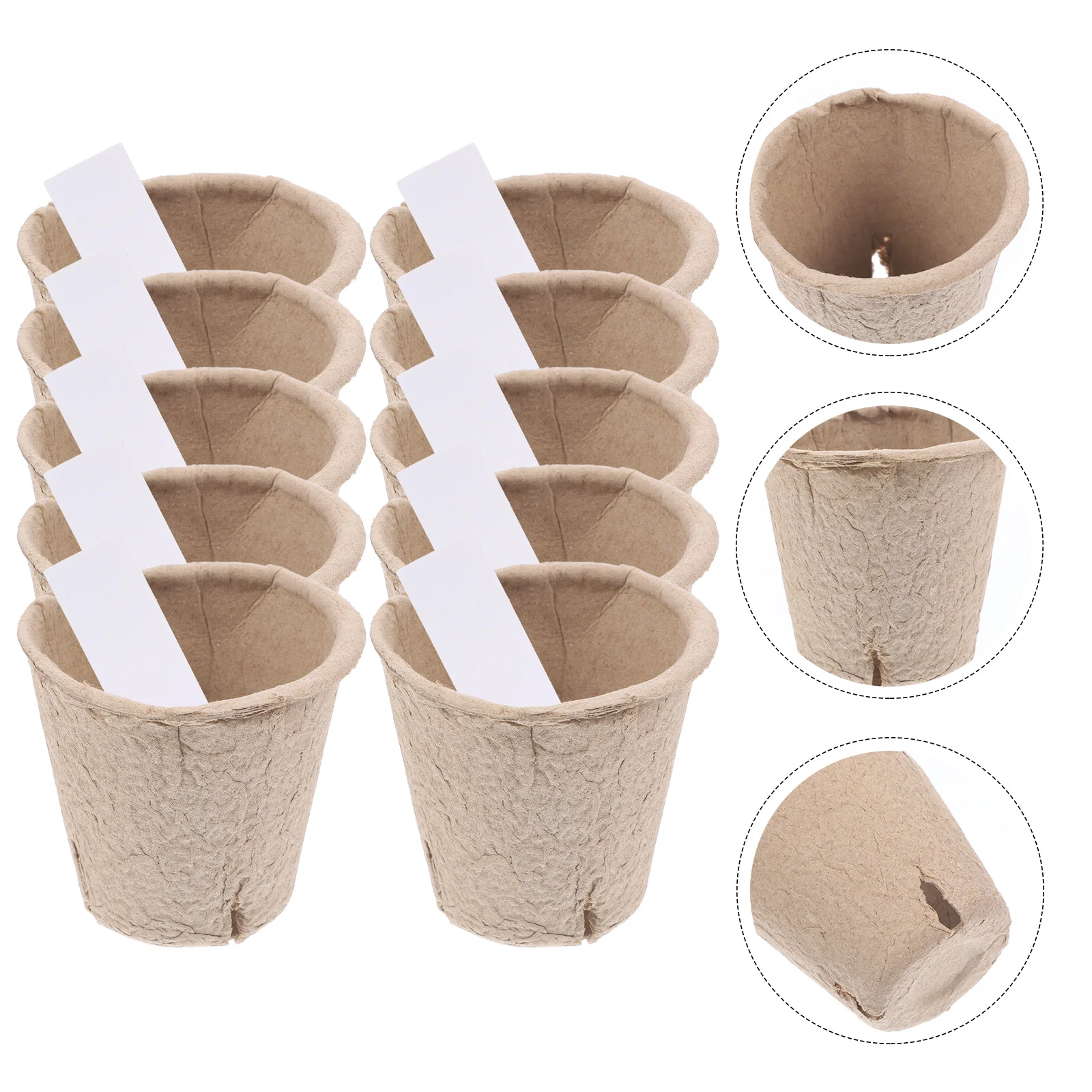 50 Sets Peat Pot Paper Planter Plants Pots Flower Indoor Small for Biodegradable Home
50 Sets Peat Pot Paper Planter Plants Pots Flower Indoor Small for Biodegradable Home