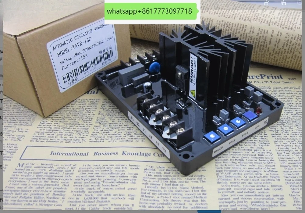 Three-phase generator automatic voltage regulatorTAVR-15C replaces YX-3DA engine voltage regulator control board AVR
Three-phase generator automatic voltage regulatorTAVR-15C replaces YX-3DA engine voltage regulator control board AVR