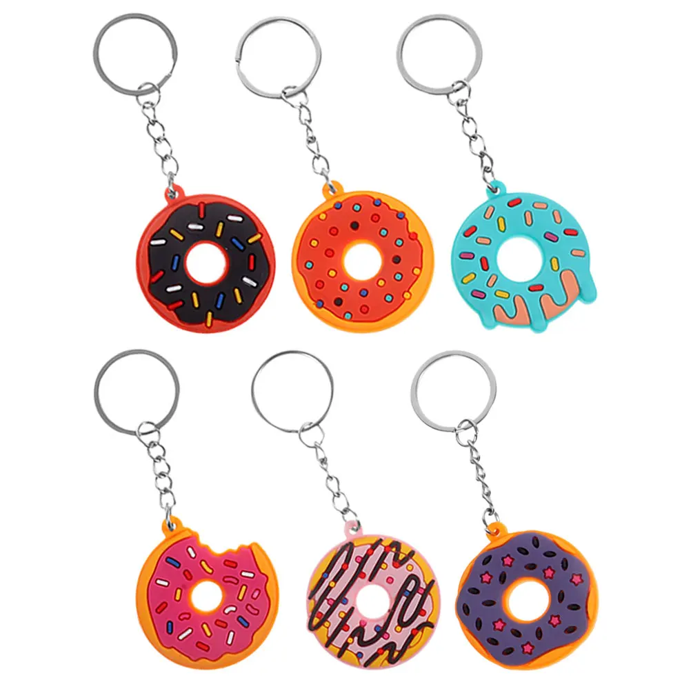 6 Pcs PVC Soft Donut Shaped Bag Pendant Portable Donuts Keychains Decorative Hanging Charm for Girls Sweet Style
6 Pcs PVC Soft Donut Shaped Bag Pendant Portable Donuts Keychains Decorative Hanging Charm for Girls Sweet Style