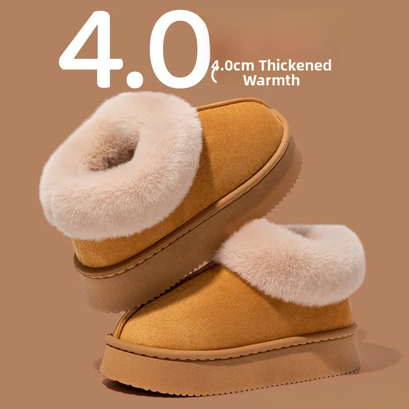Furry Cotton Slippers Women's Autumn Winter Thick Bottomed Fleece Lined Snow Boots Home Indoor Wear for Pregnant Ladies
Furry Cotton Slippers Women's Autumn Winter Thick Bottomed Fleece Lined Snow Boots Home Indoor Wear for Pregnant Ladies