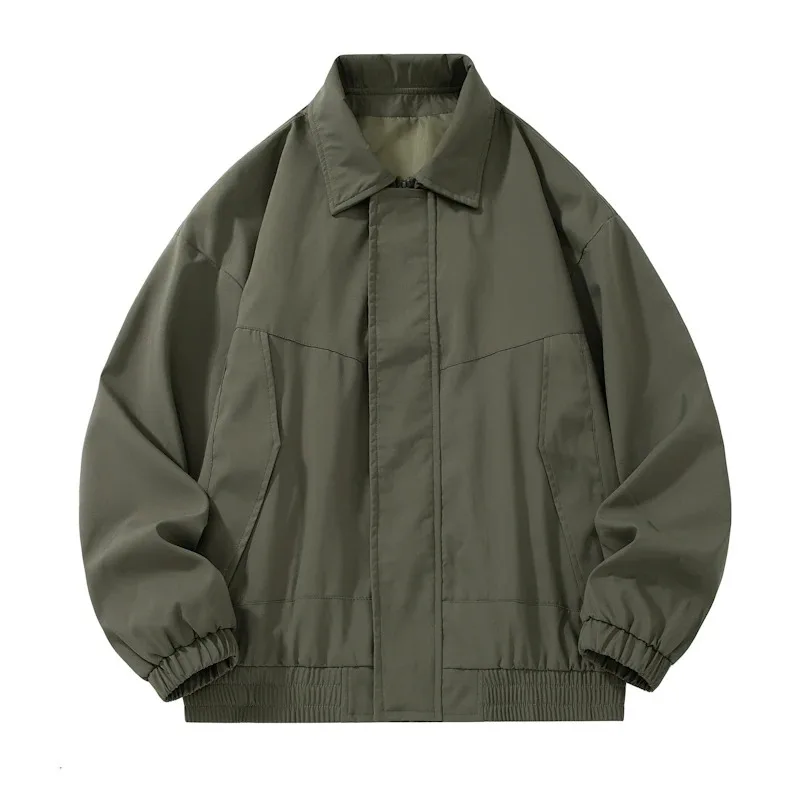 Men's Spring Autumn Solid Turn-down Collar Shirring Pockets Zipper Cardigan Long Sleeve Casual Lantern Coats Fashion Tops
Men's Spring Autumn Solid Turn-down Collar Shirring Pockets Zipper Cardigan Long Sleeve Casual Lantern Coats Fashion Tops
