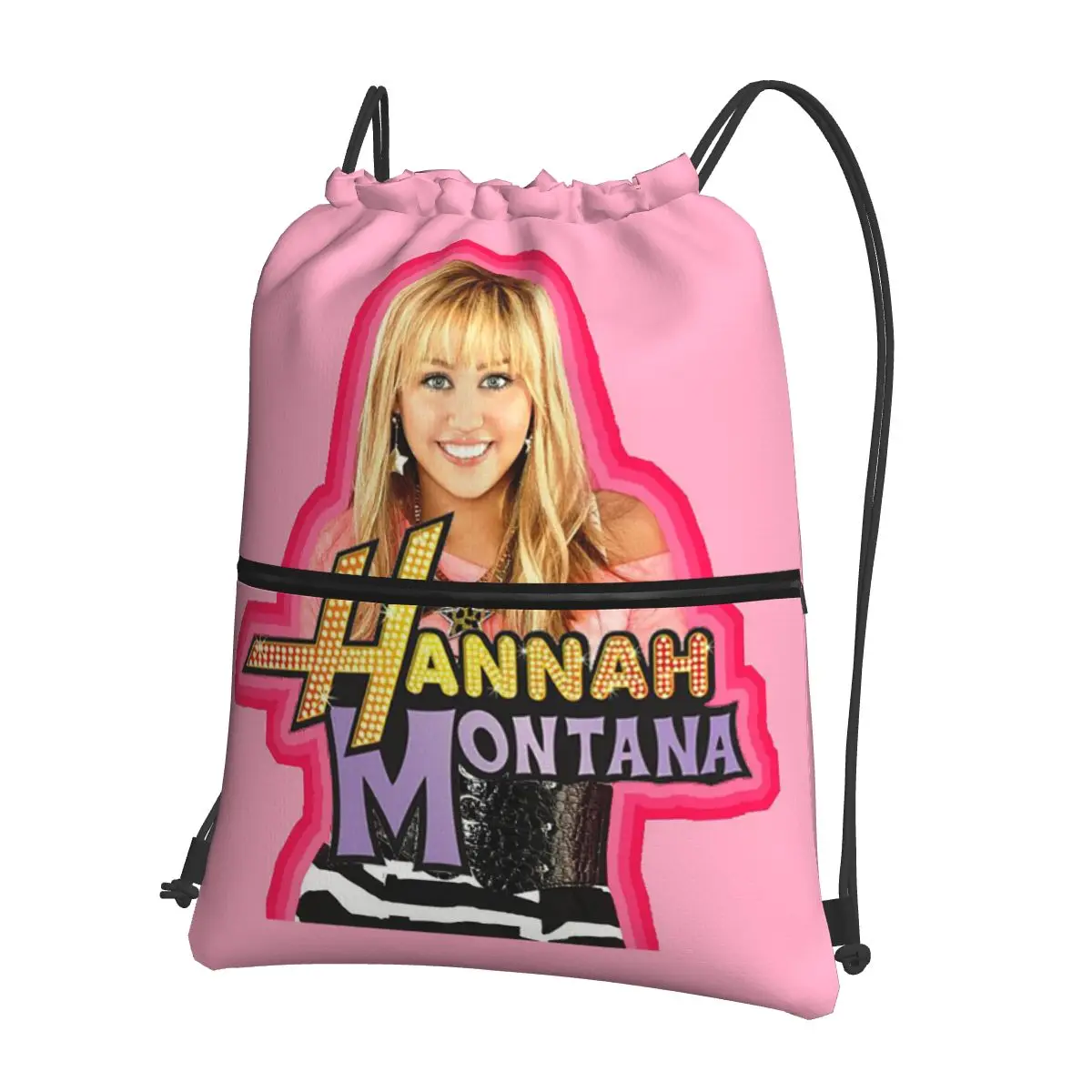 Hannah Montana Collage Backpacks Portable Drawstring Bags Storage Bag Book Bags for Travel Students
Hannah Montana Collage Backpacks Portable Drawstring Bags Storage Bag Book Bags for Travel Students