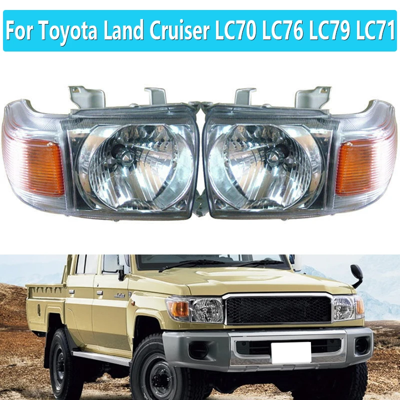 Автомобильные хрустальные фары, поворотный сигнал для Toyota Land Cruiser LC70 LC76 LC79 LC71 2007-2015, сборка фар
Автомобильные хрустальные фары, поворотный сигнал для Toyota Land Cruiser LC70 LC76 LC79 LC71 2007-2015, сборка фар