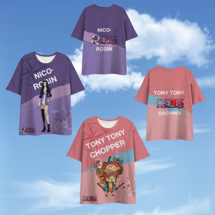 2025 Summer Hot-selling Men's T-shirt Anime ONE PIECE Printed Children's Parent-child Outdoor Sports Leisure Short Sleeves
2025 Summer Hot-selling Men's T-shirt Anime ONE PIECE Printed Children's Parent-child Outdoor Sports Leisure Short Sleeves