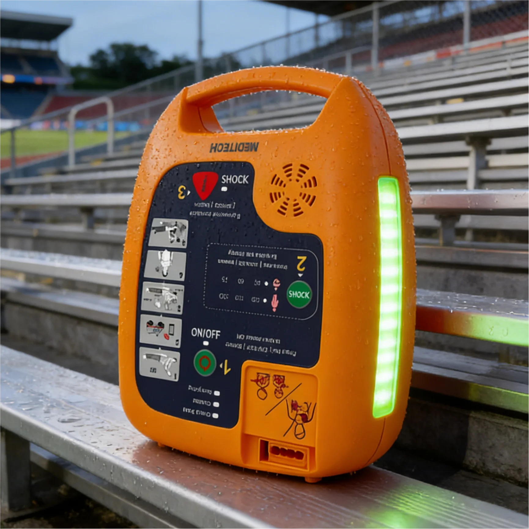 High Value Professional Electricity-Powered AED Defibrillator First Aid Kit with Biphasic Waveform 200-Joules 2-Year Warranty
High Value Professional Electricity-Powered AED Defibrillator First Aid Kit with Biphasic Waveform 200-Joules 2-Year Warranty