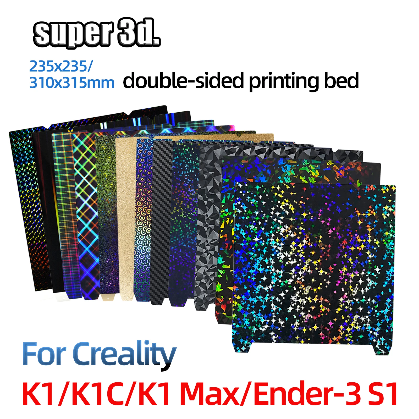 Creality K1 Max Build Plate Магнитная кровать Creality k1 Build Plate Smooth H1H PEO PET Текстура PEI Лист 235x235 310x315 Ender 3 S1
Creality K1 Max Build Plate Магнитная кровать Creality k1 Build Plate Smooth H1H PEO PET Текстура PEI Лист 235x235 310x315 Ender 3 S1