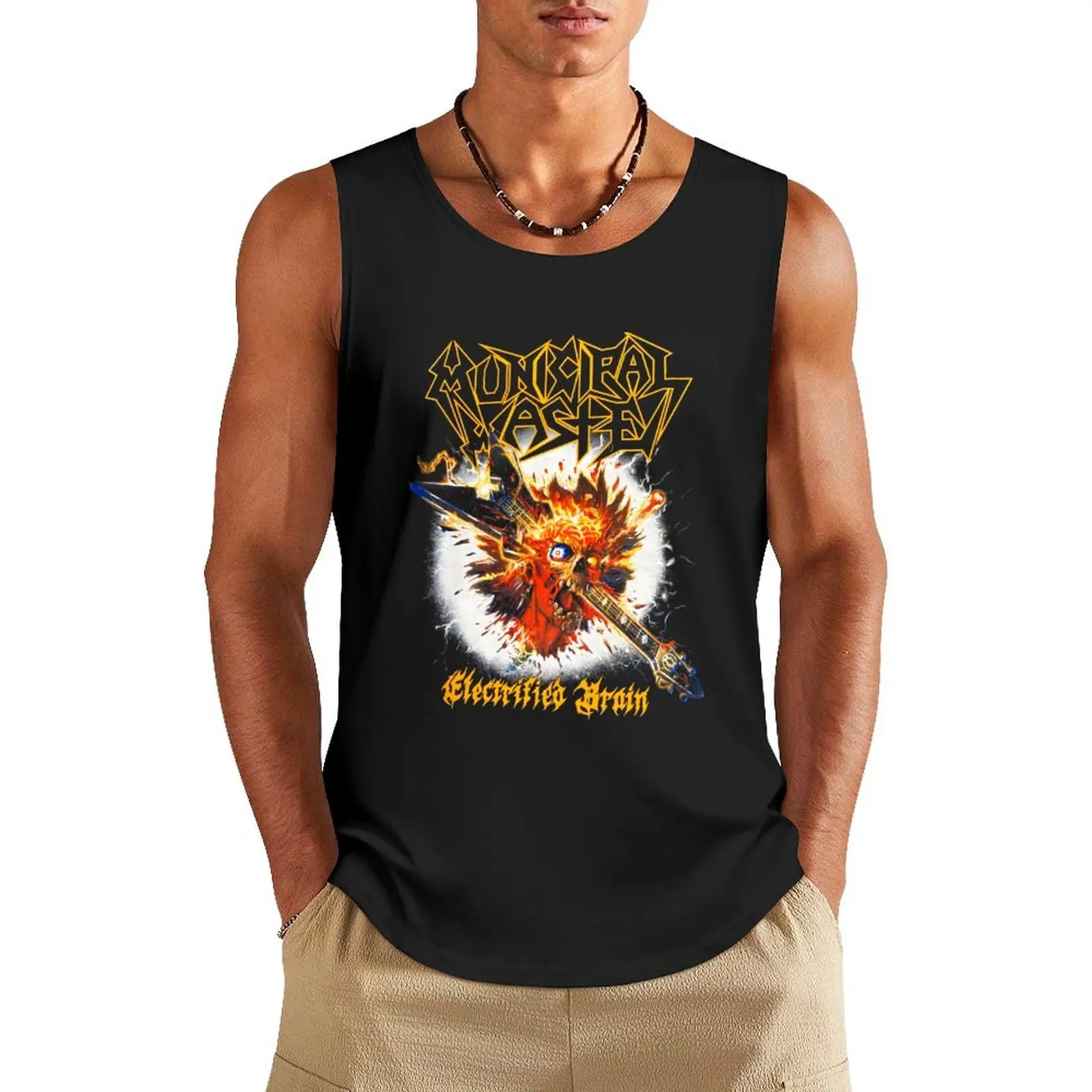 Music America Rock Tank Top Men's clothes luxury style t-shirts for Men's gym male top anime
Music America Rock Tank Top Men's clothes luxury style t-shirts for Men's gym male top anime