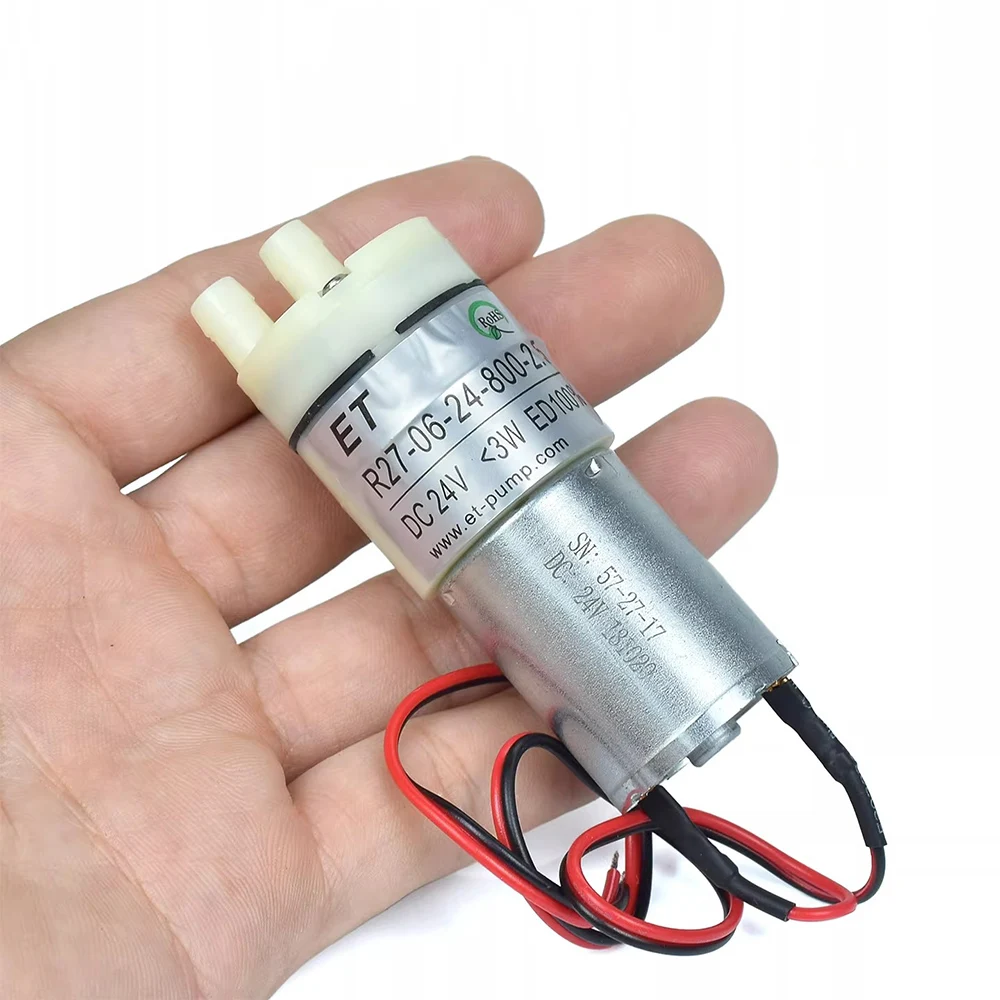 Мембранный самовсасывающий водяной насос ET R27 DC 12V-24V 3W с большим расходом, микродвигатель 27 мм 370, для чайных столиков, диспенсеров для воды, очистителей
Мембранный самовсасывающий водяной насос ET R27 DC 12V-24V 3W с большим расходом, микродвигатель 27 мм 370, для чайных столиков, диспенсеров для воды, очистителей