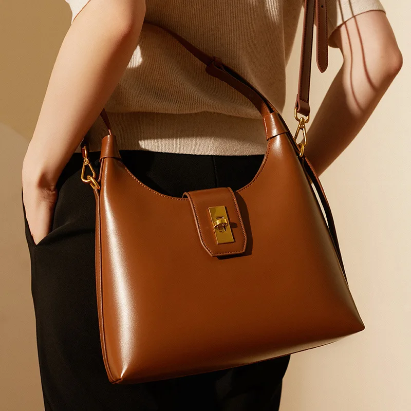 ZR DIARY Versatile Shoulder Bags Women Cow Leather Crescent Bag Retro French Sewing Underarm Bag 2275
ZR DIARY Versatile Shoulder Bags Women Cow Leather Crescent Bag Retro French Sewing Underarm Bag 2275