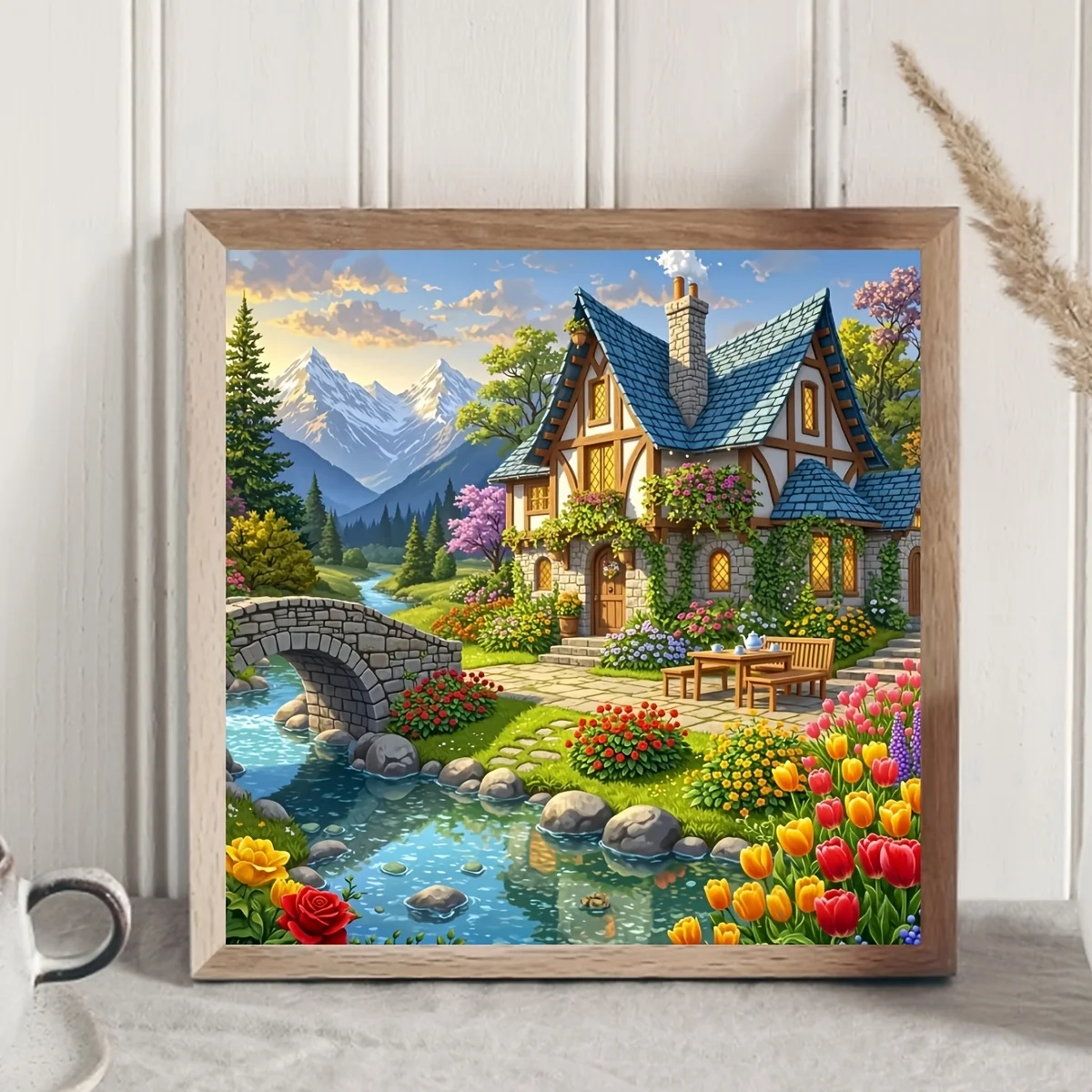 Beautiful Scenery of Flower Hut Jigsaw Puzzle 500/1024 PCS Holiday Stress Relieving Fun Games Home Decor Holiday Gifts
Beautiful Scenery of Flower Hut Jigsaw Puzzle 500/1024 PCS Holiday Stress Relieving Fun Games Home Decor Holiday Gifts