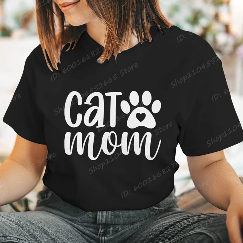 Mother's Day Cat Mom Print T-shirts For Women Summer Tee Shirts New Fashion Clothing For Mom Popular Mother's Day Gifts T Shirts
Mother's Day Cat Mom Print T-shirts For Women Summer Tee Shirts New Fashion Clothing For Mom Popular Mother's Day Gifts T Shirts