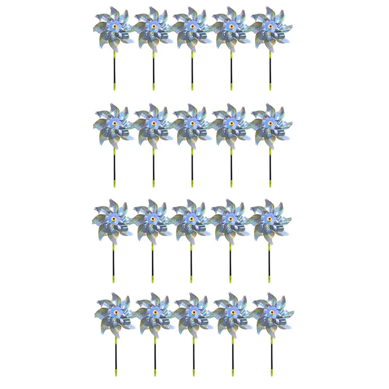 20PCS Reflective Pinwheels With Stakes, Extra Sparkly Pinwheel For Garden Decor, Bird Devices Deterrent
20PCS Reflective Pinwheels With Stakes, Extra Sparkly Pinwheel For Garden Decor, Bird Devices Deterrent