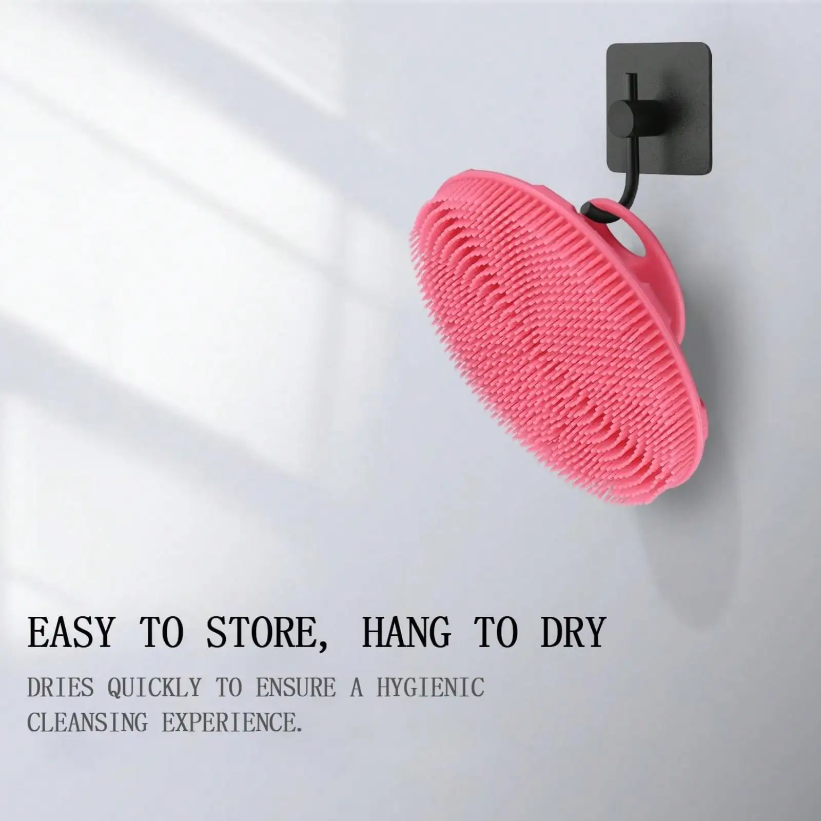 Soft Silicone Body Scrubber Shower Brush Handheld Cleansing Skin Brush, Gentle Exfoliating And Lather Well (Black/Pink)
Soft Silicone Body Scrubber Shower Brush Handheld Cleansing Skin Brush, Gentle Exfoliating And Lather Well (Black/Pink)