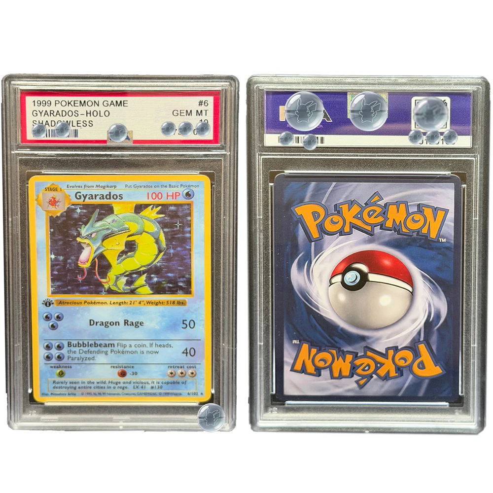1999 POKEMON GAME GYARADOS-HOLO SHADOWLESS DIY Proxy PTCG Graded Collection Card Special Art Rare GEM MT 10 Card Label Gifts
1999 POKEMON GAME GYARADOS-HOLO SHADOWLESS DIY Proxy PTCG Graded Collection Card Special Art Rare GEM MT 10 Card Label Gifts
