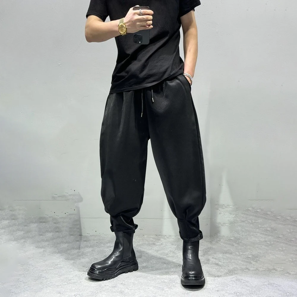 Mens Spring Harem Pants Y2k Hip Hop Nightclub Stage Dark Jogger Pants Streetwear Fashion Outdoor Youth Pants Men'S Wear 2026 New
Mens Spring Harem Pants Y2k Hip Hop Nightclub Stage Dark Jogger Pants Streetwear Fashion Outdoor Youth Pants Men'S Wear 2026 New
