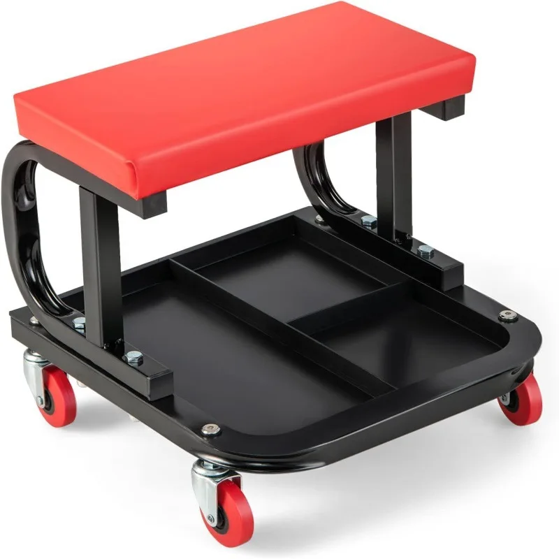 Square repair stool beautiful seam U-shaped tool stool multi-functional storage with tray crawling stool auto repair beauty
Square repair stool beautiful seam U-shaped tool stool multi-functional storage with tray crawling stool auto repair beauty