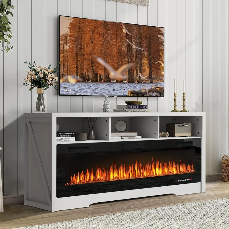 Intelligent Partition Temperature Control Fireplace TV Cabinet Left and Right Independent Heating Mode, Large Space
Intelligent Partition Temperature Control Fireplace TV Cabinet Left and Right Independent Heating Mode, Large Space
