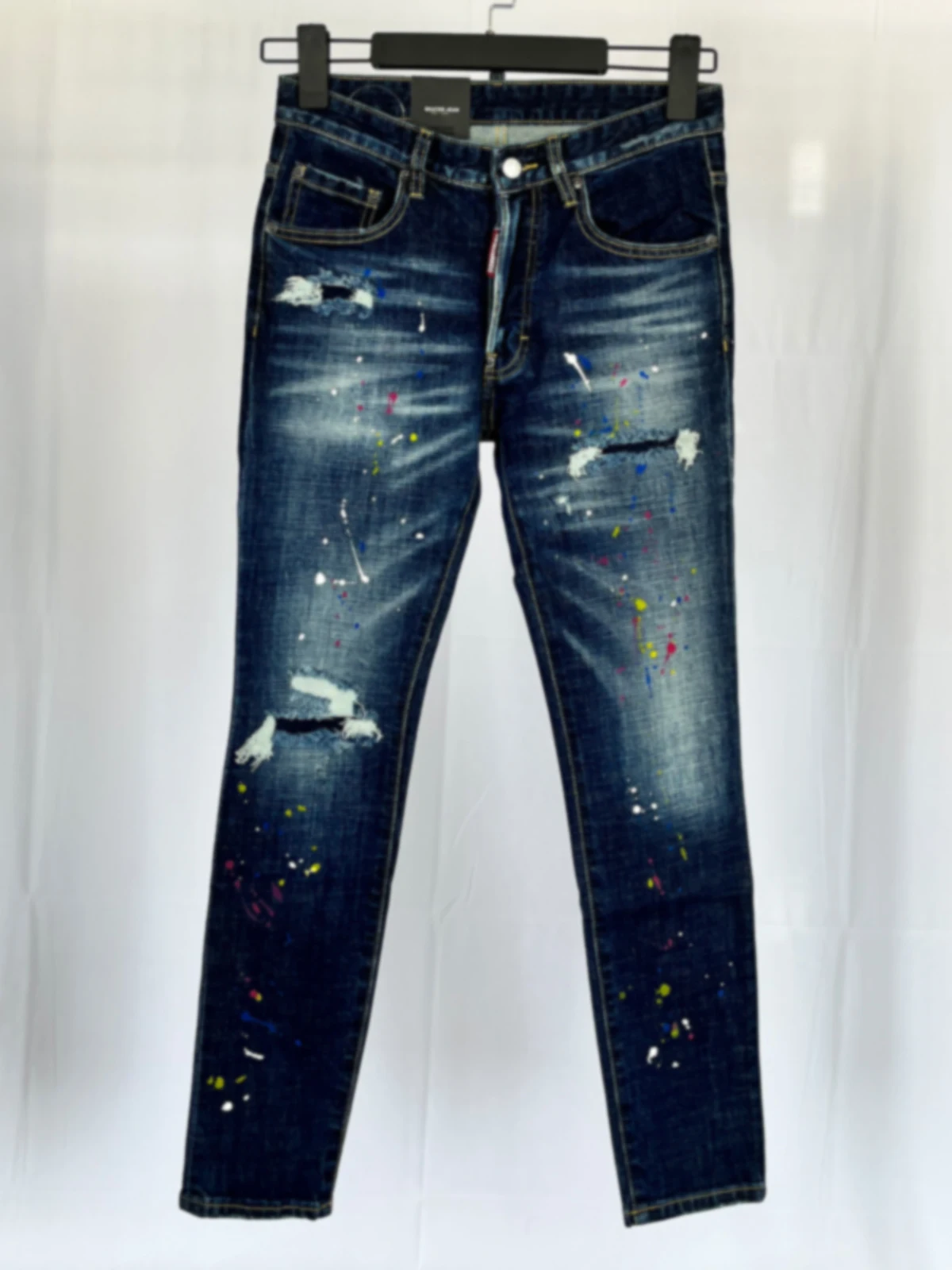 2024 Spring and Summer New Washed Wear Micro-elastic Slim-fit Simple All-match Hanging D2 Jeans Trendy Men's Foot
2024 Spring and Summer New Washed Wear Micro-elastic Slim-fit Simple All-match Hanging D2 Jeans Trendy Men's Foot