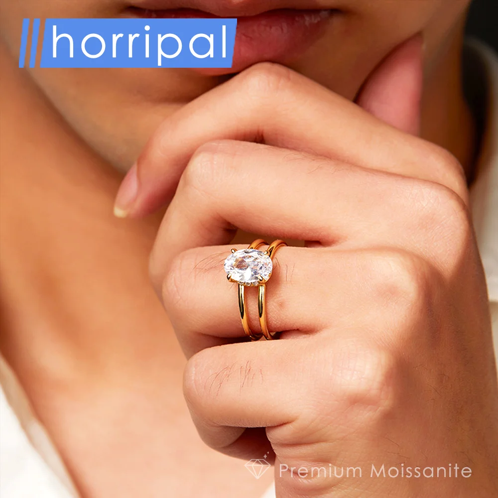 2ct Oval Moissanite Engagement Ring for Women D VVS1 Moissanite with Certificate Sterling Silver 18K Gold Plated Eternity Band
2ct Oval Moissanite Engagement Ring for Women D VVS1 Moissanite with Certificate Sterling Silver 18K Gold Plated Eternity Band