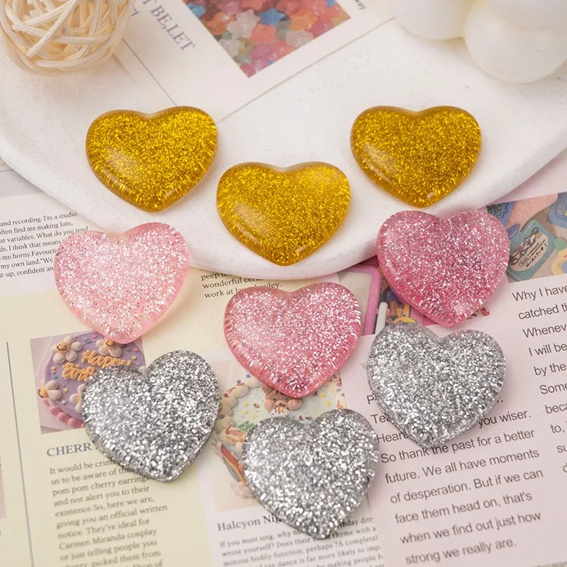 Shiny Powerdered Gold Heart Button Resin Cabochon 10pcs Flatback for DIY Decoration Accessories Wholesale Ornament Bulk Supplier
Shiny Powerdered Gold Heart Button Resin Cabochon 10pcs Flatback for DIY Decoration Accessories Wholesale Ornament Bulk Supplier