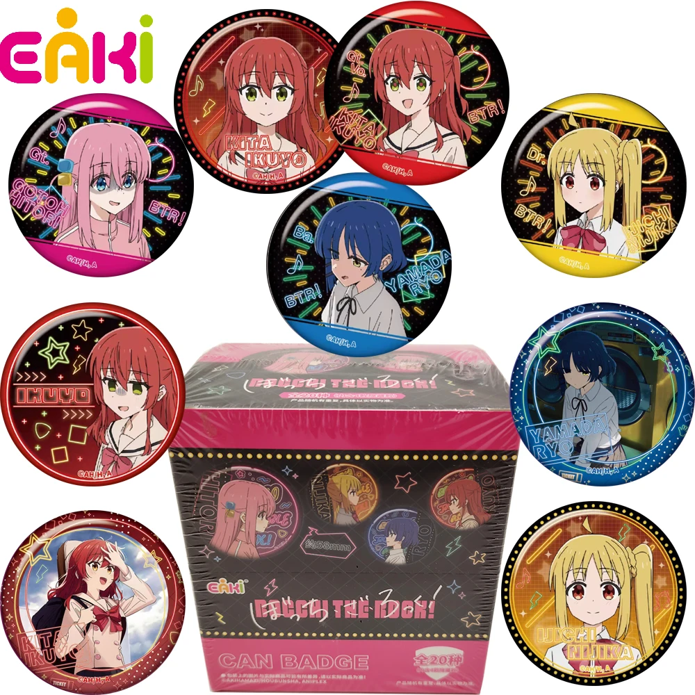 EAKI Genuine Bocchi The Rock!Anime Celebrity Peripheral Double Flash Badge Tinplate Brooches for Clothes Accessories Kids Gifts
EAKI Genuine Bocchi The Rock!Anime Celebrity Peripheral Double Flash Badge Tinplate Brooches for Clothes Accessories Kids Gifts