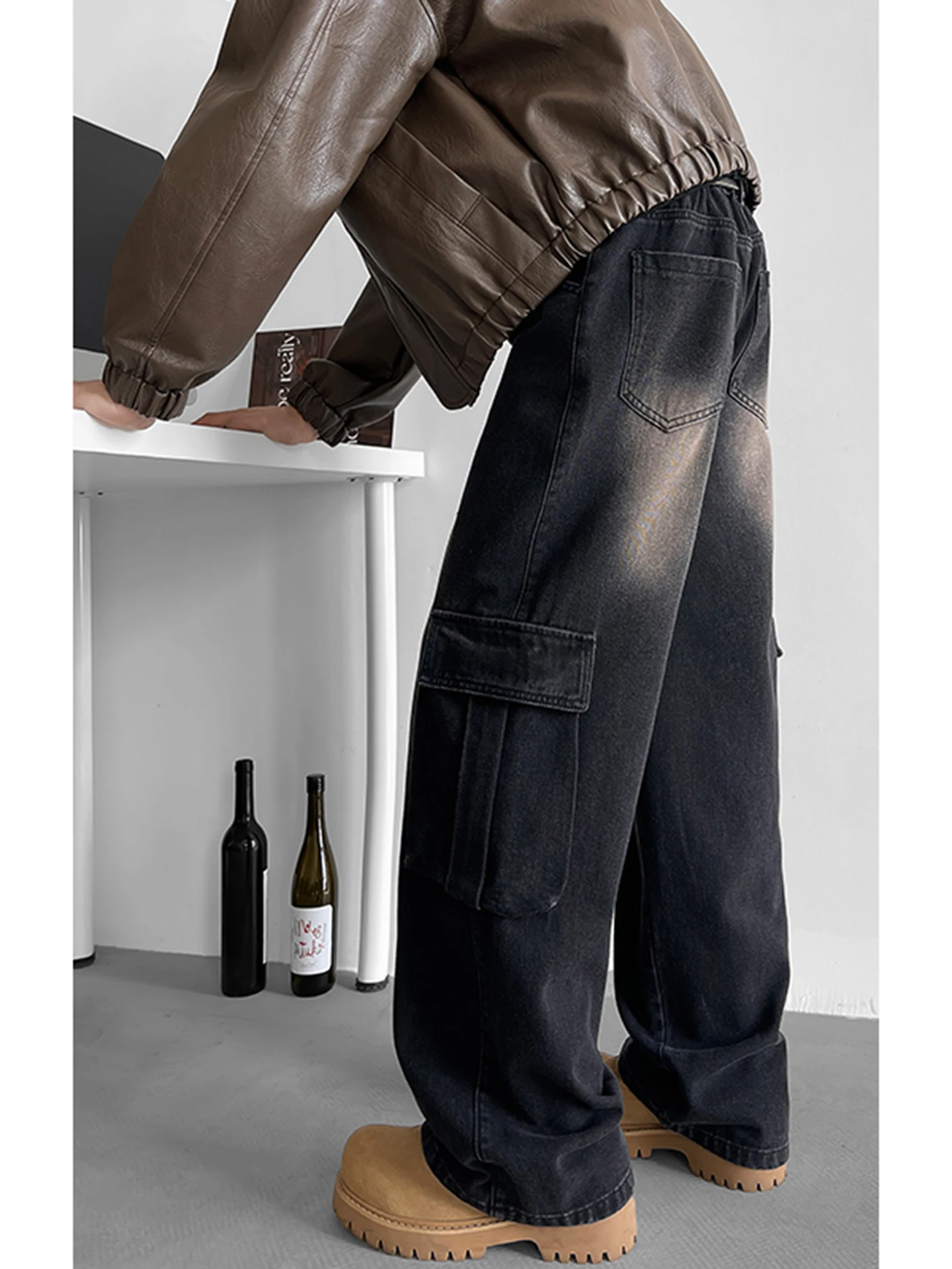 Cleanfit Men's Workwear Jeans Loose Straight Leg Multiple kets Trendy Brand Spring New Arrival Long Trousers
Cleanfit Men's Workwear Jeans Loose Straight Leg Multiple kets Trendy Brand Spring New Arrival Long Trousers