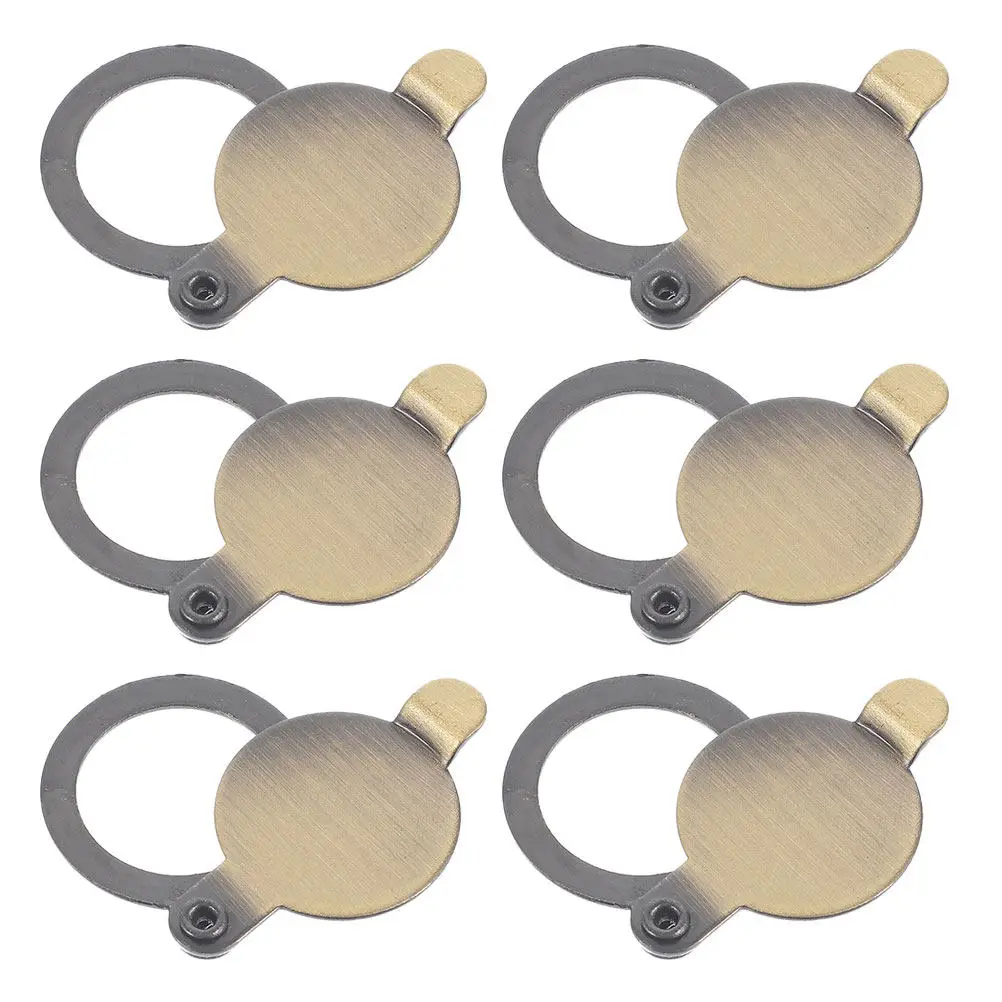 6Pcs Sturdy Copper Door Peephole Cover Privacy Security Protector Blocks View Prevents Water Install for All Doors
6Pcs Sturdy Copper Door Peephole Cover Privacy Security Protector Blocks View Prevents Water Install for All Doors