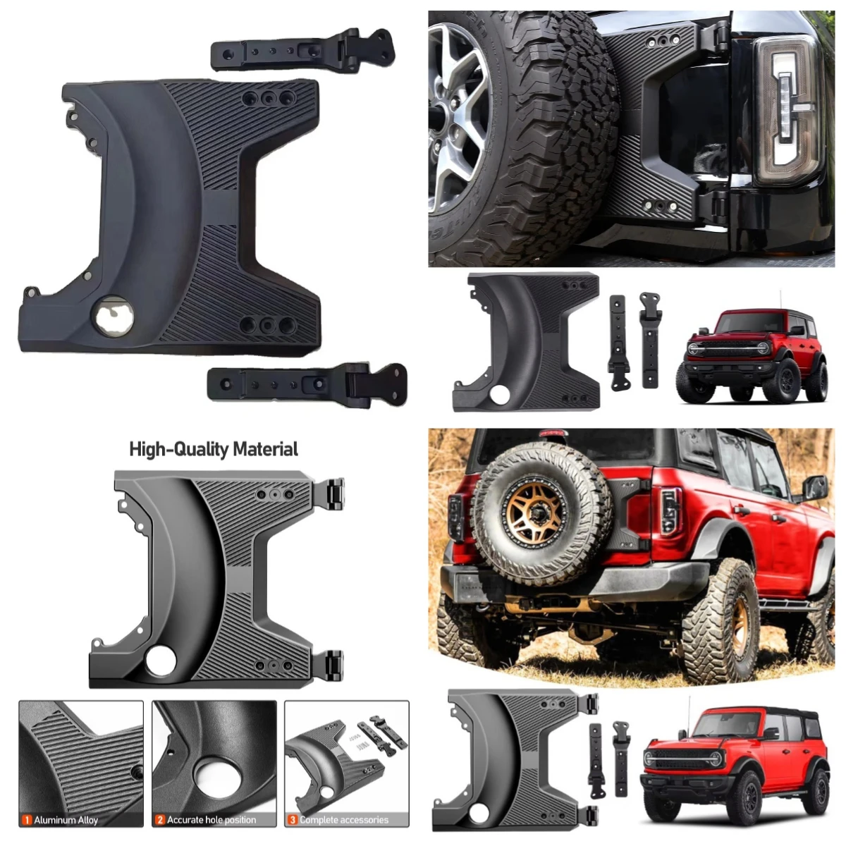 Stlf Tailgate Hinge Reinforcement For Bronco 24-Door 2021-2024
Stlf Tailgate Hinge Reinforcement For Bronco 24-Door 2021-2024