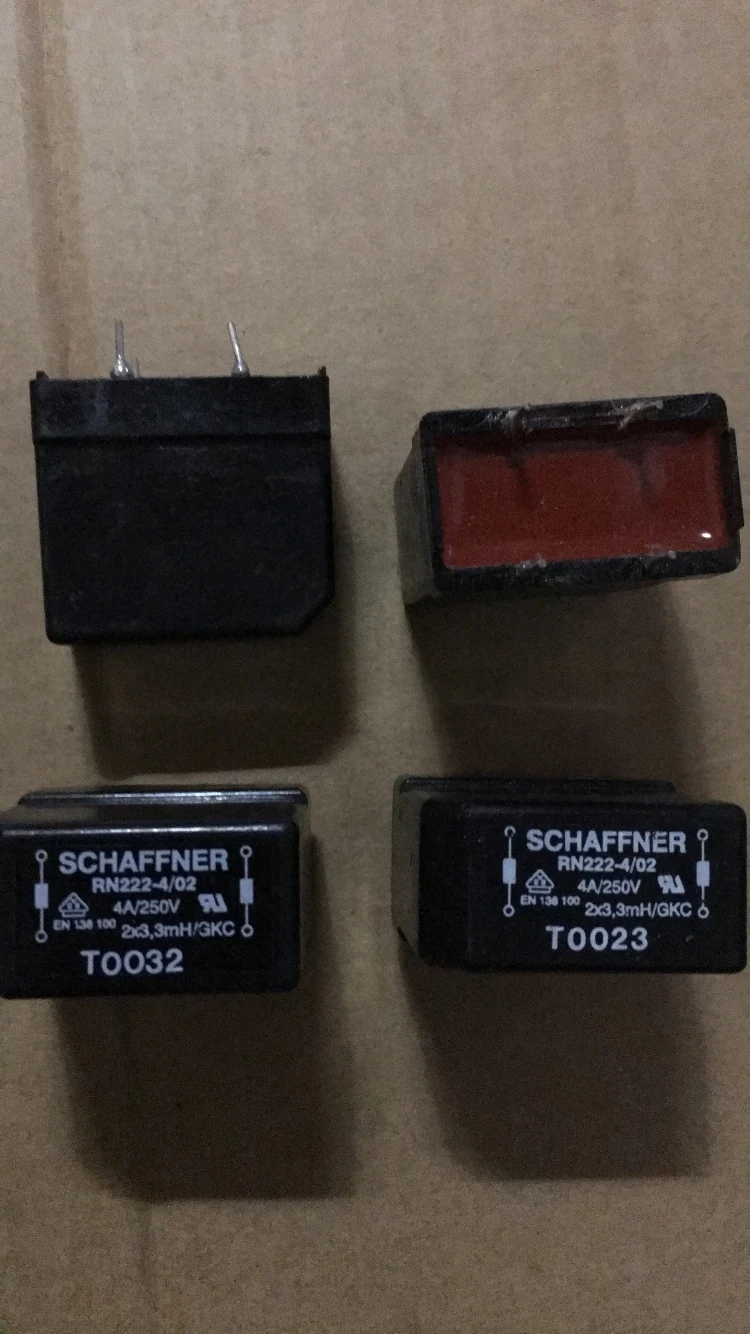 5pcs/lot RN222-4/02 SCHAFFNER 4A/250V 2X3.3MH chips Electronic new
5pcs/lot RN222-4/02 SCHAFFNER 4A/250V 2X3.3MH chips Electronic new